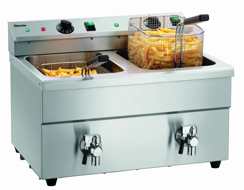 Bartscher Induktions-Fritteuse 2x8L Plus, 7 kW 230V