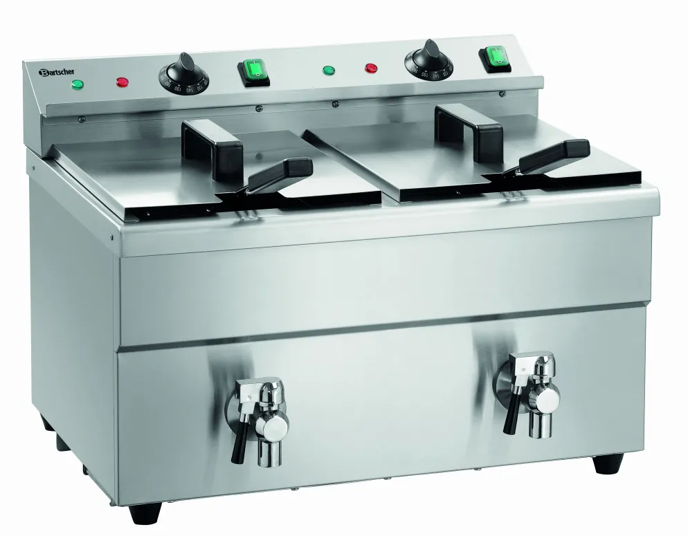 Bartscher Induktions-Fritteuse 2x8L Plus, 7 kW 230V