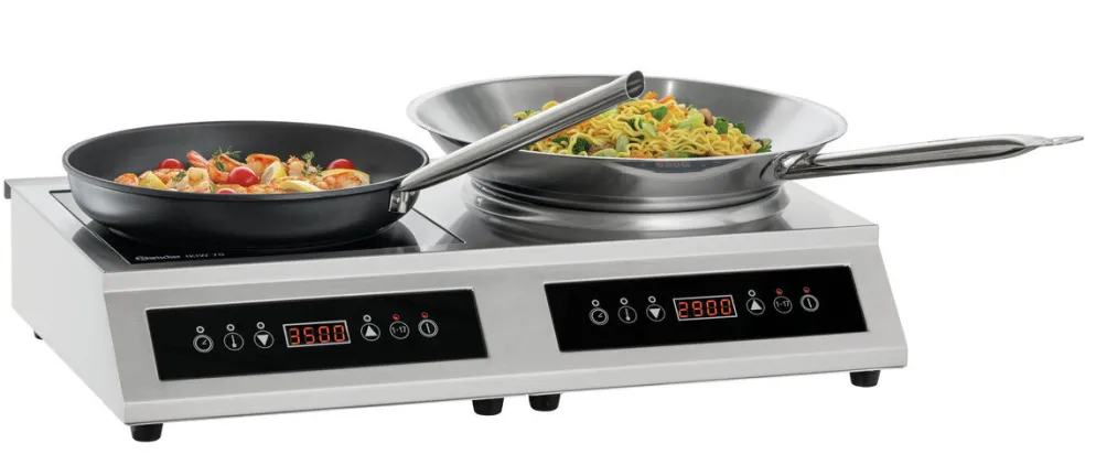 Bartscher Induktionskocher-Wok-Kombi IKIW 70, 7kW
