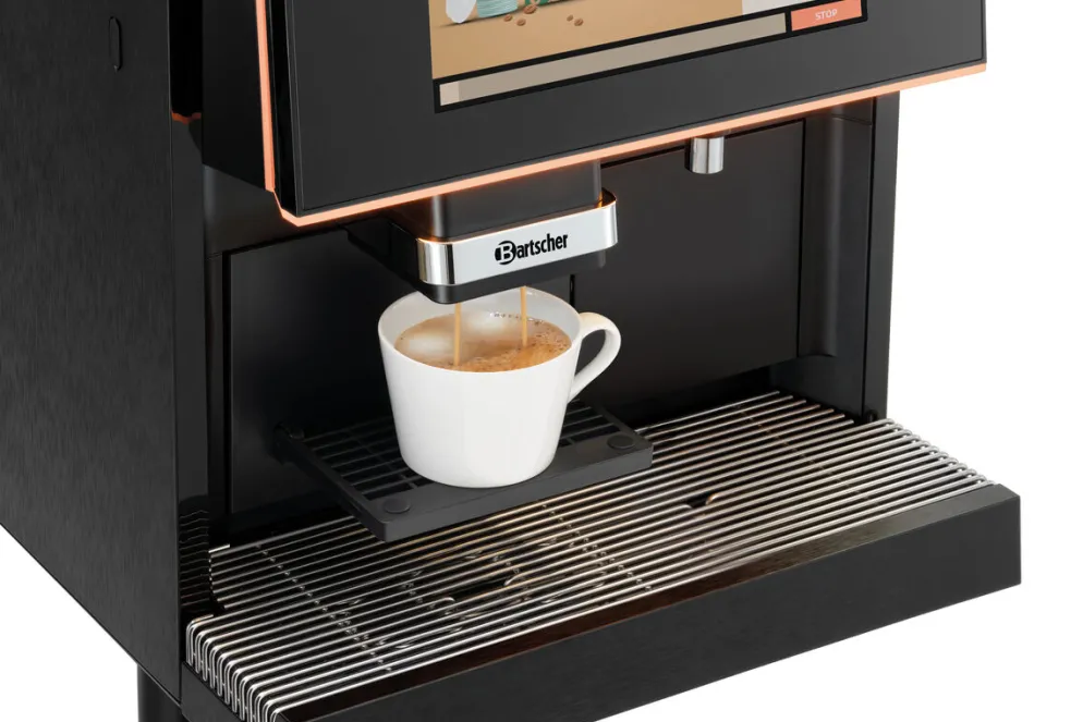 Bartscher Kaffeevollautomat KV2 mit 2 Toppingbehälter, mx. 120 Tassen/Tag