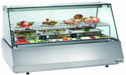 Bartscher Kalte Theke 3/1 GN, Kantglas, 165 Liter