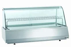 Bartscher Kalte Theke 3/1GN, Rundglas, 165 Liter