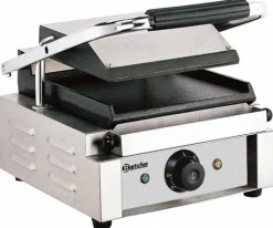 Bartscher Kontaktgrill Elektrogrill Sandwichgrill, Grillplatten glatt