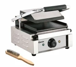 Bartscher Kontaktgrill Elektrogrill Sandwichgrill, Grillplatten glatt