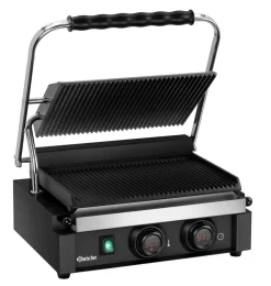 Bartscher Kontaktgrill "Panini-MDI" 1R S,Grillfläche gerillt, Timer