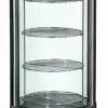 Bartscher Kuchenvitrine Kuchentheke 72 L, mit Rund-Glasscheibe Ø450 mm, H983 mm
