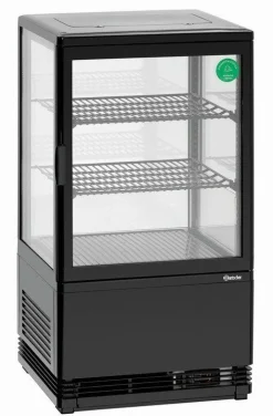 Bartscher Mini-Kühlvitrine 58L, 435x385x805mm