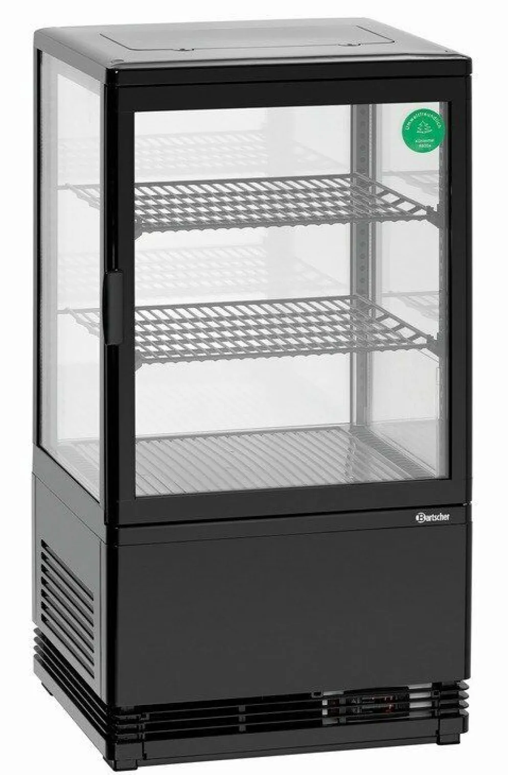 Bartscher Mini-Kühlvitrine 58L, 435x385x805mm