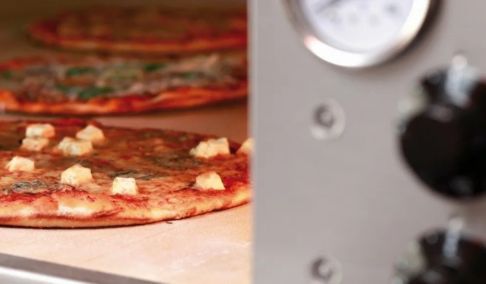 Bartscher Pizzaofen ET 205, 1050x1050 für 2x 9 Pizzen Ø 33 cm