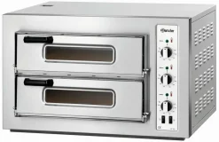 Bartscher Pizzaofen NT 502 T, 500x500 für 2x 4 Pizzen Ø 25 cm