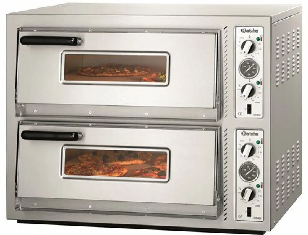 Bartscher Pizzaofen NT 622 T,620x620 für 2x 4 Pizzen Ø 30 cm
