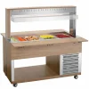 Bartscher Salat-Buffetwagen K4110-200U, 4x 1/1 GN, Ulme