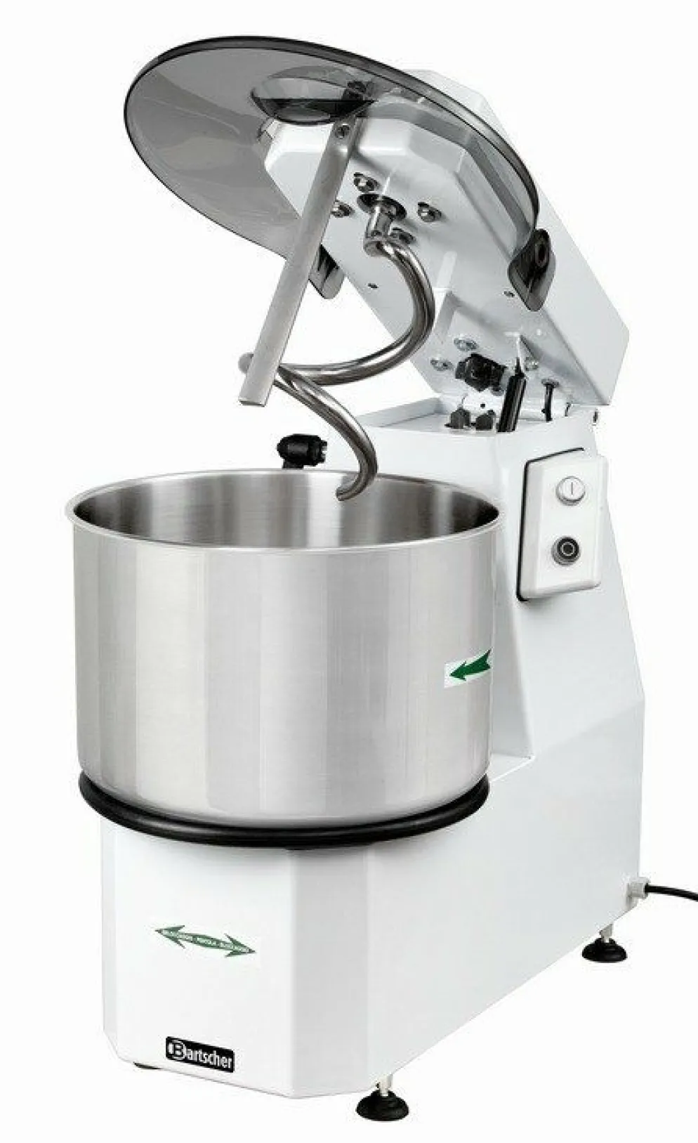 Bartscher Teigknetmaschine 18 Kg, 22L, Schwenkbar, Schüssel abnehmbar