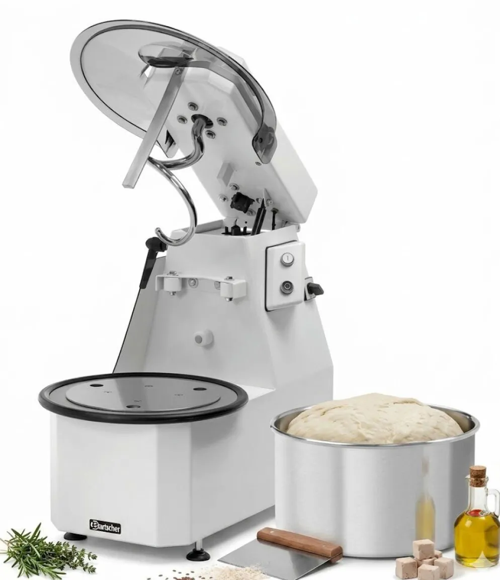 Bartscher Teigknetmaschine 38 kg, 42L, 400V, Schwenkbar, Schüssel abnehmbar