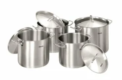 Bartscher Topfset 4 Töpfe m. Deckel, CNS, Induktion