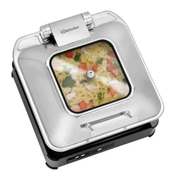 Bartscher Touch Glas-Induktionswarmhalteplatte IW3-SW, 300W