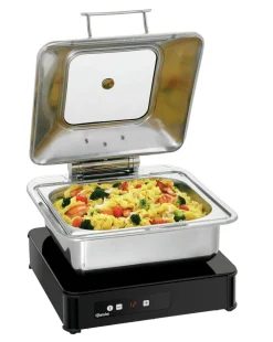 Bartscher Touch Glas-Induktionswarmhalteplatte IW3-SW, 300W