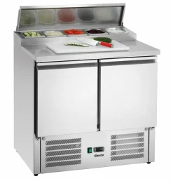 Bartscher Vorbereitungskühltisch 900T2, 900x700x1010mm, 5x 1/6 GN