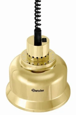 Bartscher Wärmelampe Gold, 230x230x250mm