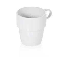 Becher Set, konisch, Ø 8 cm, 250 ml, Set á 6 Stück, Porzellan