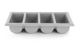 Besteckbehälter grau GN 1/1