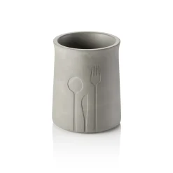 Besteckbehälter Mare, Ø 11 cm, Höhe 14,5 cm, Beton, Ethylenvinylacetat