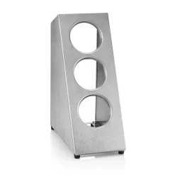 Besteckbehälter Tower, 16,5 x 32 x 48 cm, für 3 Besteckköcher, Edelstahl