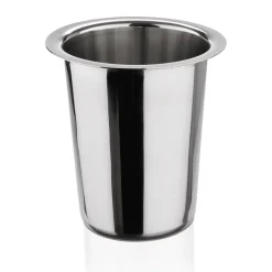 Besteckköcher, Ø 11,5 cm, Höhe 12 cm, Edelstahl