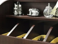 Besteckschrank 100 Wenge mit Soft-Close-Tür