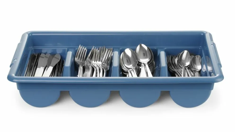 Besteckset Frosted Blue, 200-teilig