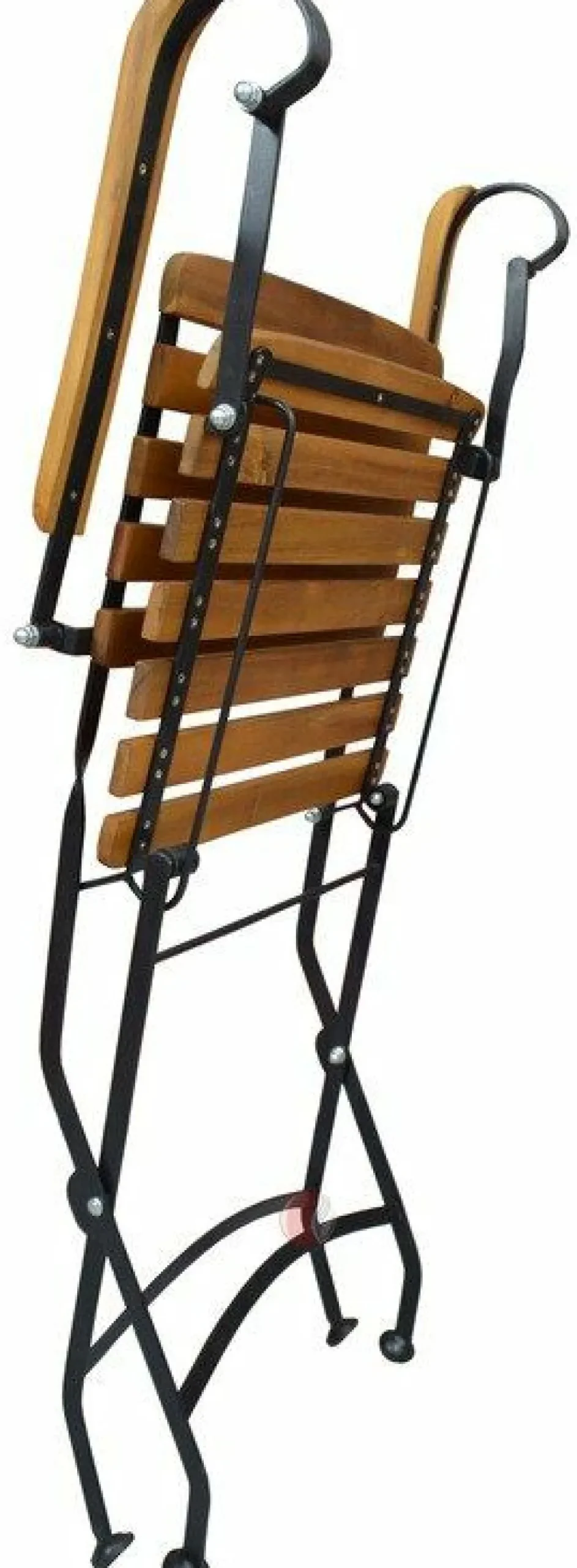 Biergartenstuhl Terrassenstuhl Riki mit Armlehne, Klappbar