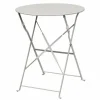 Biergartentisch Terrassentisch Atlas grau Ø 59,5 cm , Klappbar