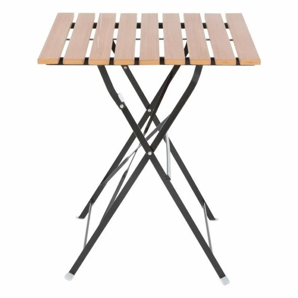 Biergartentisch Terrassentisch Atlas, 59.5 x 59.5cm, klappbar