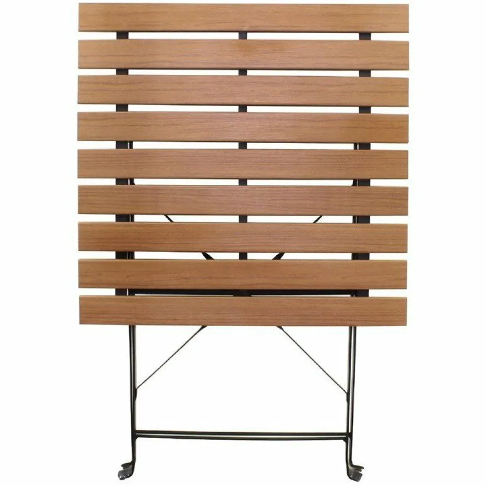 Biergartentisch Terrassentisch Atlas, 59.5 x 59.5cm, klappbar