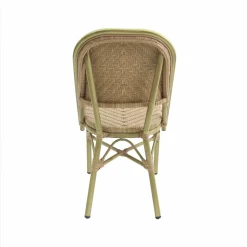 Bistrostuhl Viva-O Rattan Bambus-Natur, stapelbar