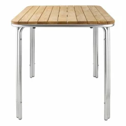 Bistrotisch KRISTA eckig für Garten und Innenbereich 70x70 cm