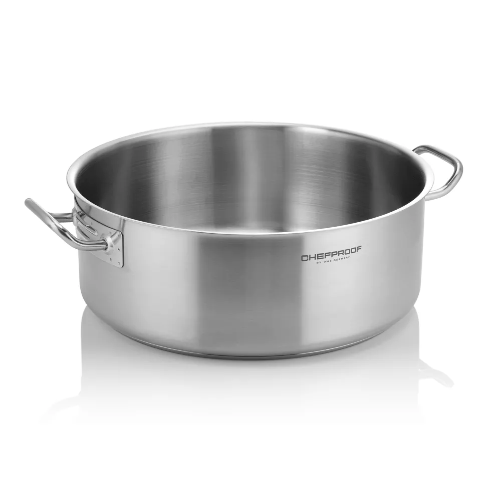 Bratentopf CHEFPROOF, Ø 50 cm, 39 Liter, Chromnickelstahl 18/10