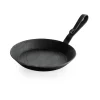 Brat-/Servierpfanne Iron Pan 22, mit gebogenem Hakenstiel, Ø 24 cm, Eisen