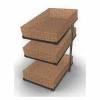 Brotkorb Etagere 3-stufig schmal inkl. Körbe