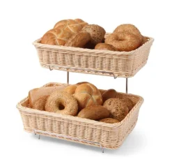 Brotkorb-Set GN 1/2 mit Chromgestell 360x280x290mm