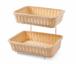 Brotkorb-Set GN 1/2 mit Chromgestell 360x280x290mm