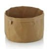 Brottasche CRAFT & CRUMBLE, Ø 30 cm, Höhe 22 cm, khaki, Kraft Paper