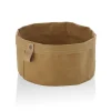 Brottasche CRAFT & CRUMBLE, Ø 20 cm, Höhe 13 cm, khaki, Kraft Paper