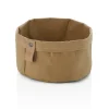 Brottasche CRAFT & CRUMBLE, Ø 17 cm, Höhe 11 cm, khaki, Kraft Paper