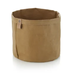 Brottasche CRAFT & CRUMBLE, Ø 24 cm, Höhe 24 cm, khaki, Kraft Paper