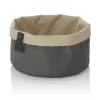 Brottasche FLIP TETRON, Ø 20 cm, Höhe 13 cm, light grey/light khaki, Tetron