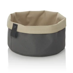 Brottasche FLIP TETRON, Ø 20 cm, Höhe 13 cm, light grey/light khaki, Tetron