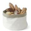 Brottasche grau/beige Baumwolle ø-25cm