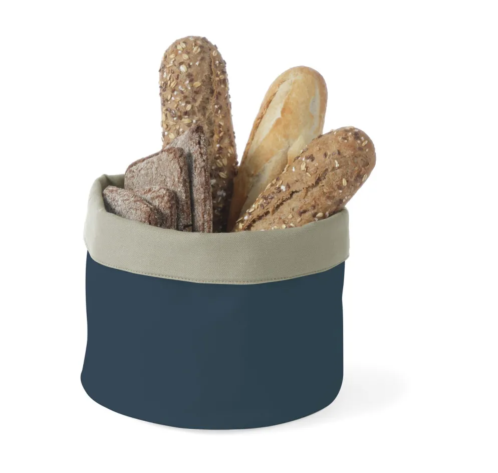 Brottasche grau/dunkelgrau Baumwolle ø-20cm