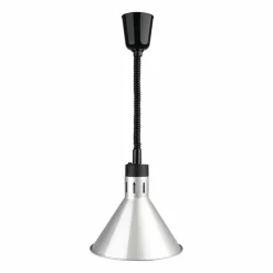 Buffalo ausziehbare konische Wärmelampe Silber, 250W, Kabellänge: 28-152cm
